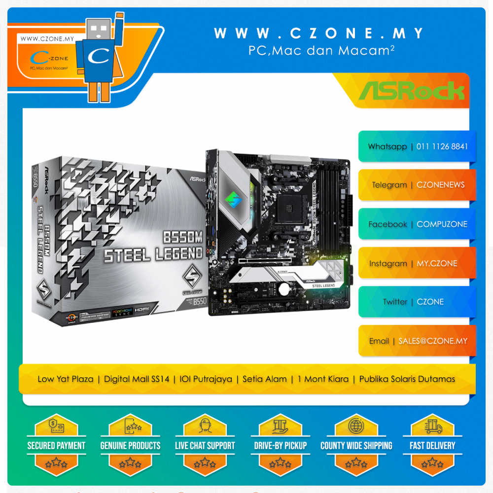 Asrock b450m 2024 steel legend price