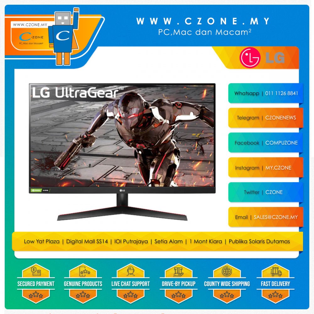 Ecran Gaming LG 32GN50R-B 31.5'' Full HD 165 Hz