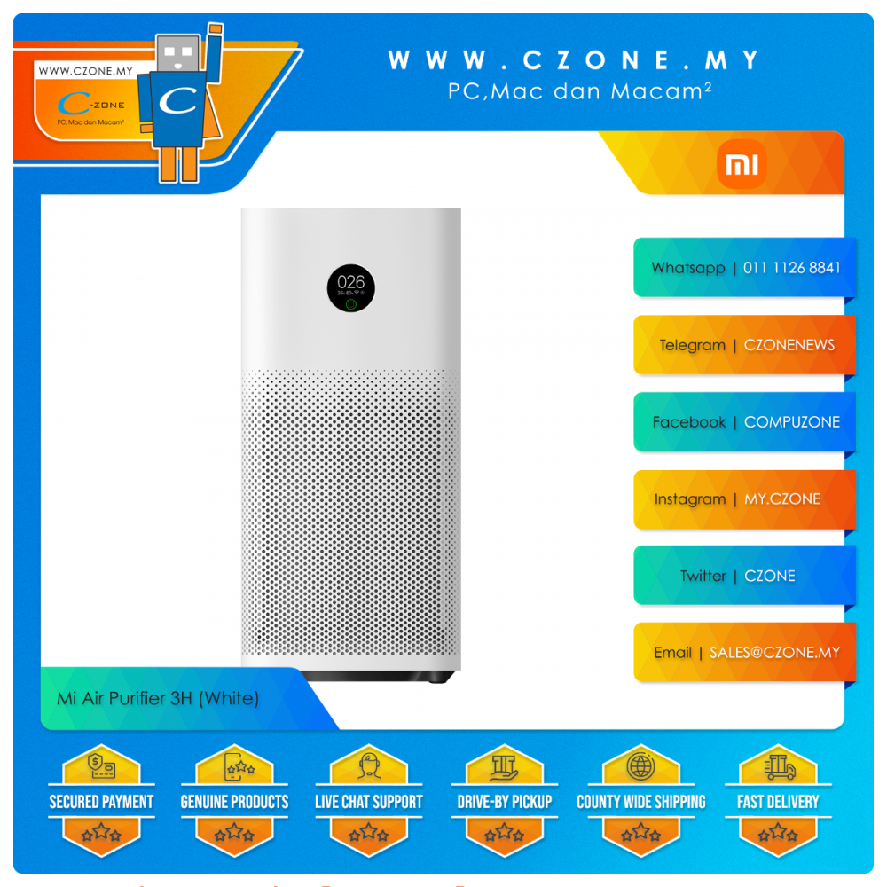 Mi Air Purifier 3H White