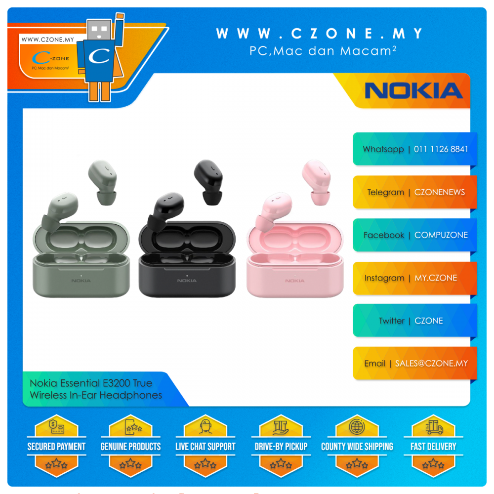 Nokia essential true wireless earphones e3200 deals