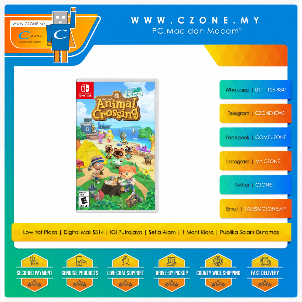 www.istore.my | Mac dan Macam² | Proudly Malaysian Owned & Operated !  Animal Crossing: New Horizons - Nintendo Switch Games - [ i ] Store by  C-Zone