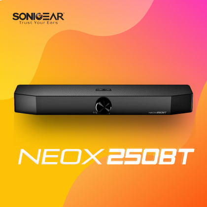 SONICGEAR PORTABLE SPEAKER NEOX 250BT BLACK