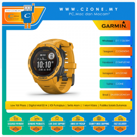 Garmin - Instinct - Solar - 45mm - Mip - HR - Sunburst - DNR -