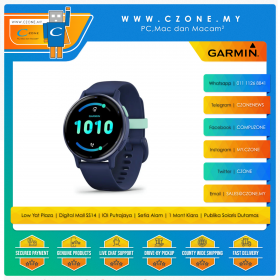 Garmin - Vivoactive - 5 - 45mm - Amoled - HR  - Blue