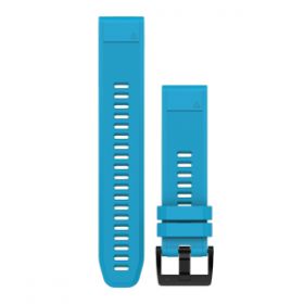Garmin QuickFit 22 Watch Band (Silicone, Cirrus Blue)