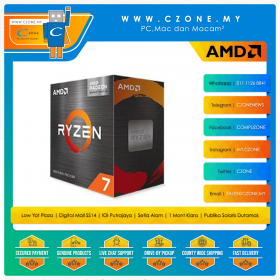 AMD Ryzen 7 5700G Processor (3.8GHz, 4.6GHz Boost, 8Cores, 16Threads, 20MB Cache, Radeon Graphics)
