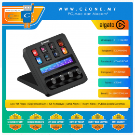Elgato Stream Deck + Live Content Creation Controller (8-keys, 4-360 encoders, 1-LCD)