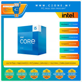 Intel Core i5-13400 Processor (6P-Cores, 4E-Cores, 16Threads, 20MB Cache,  UHD Graphics, Socket 1700)