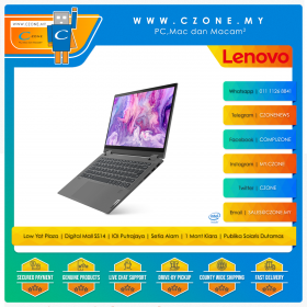 Lenovo IdeaPad Flex 5 82HS0183MJ Laptop - 14", i3-1115G4, 8GB, 256GB SSD, UHD, Win 11, Office H&S (Graphite Grey)