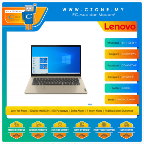 Lenovo IdeaPad 3 82H700D9MJ Laptop - 14", i3-1115G4, 4GB, 512GB SSD, UHD, Win 10, Office H&S (Sand)