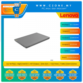 Lenovo IdeaPad 3 82RN0084MJ Laptop - 15.6", R7-5825U, 8GB, 512GB SSD, Radeon, Win 11, Office H&S (Arctic Grey)
