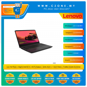 Lenovo IdeaPad Gaming 3 82K200B1MJ Gaming Laptop - 15.6", R7-5800H, 8GB, 512GB SSD, RTX3050Ti, Win 11 (Shadow Black)
