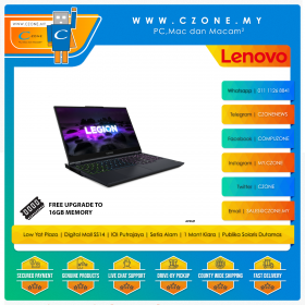 Lenovo Legion 5 82JU00MKMJ Gaming Laptop - 15.6", R5-5600H, 8GB, 512GB SSD, RTX3060, Win 10 (Phantom Blue)