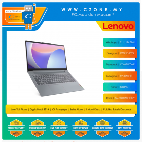 Lenovo - Ideapad Slim 3 - 83ER004RMJ - 15.6" - i5-12450H - 16GB DDR5 - 512GB SSD - Intel UHD - WIN 11 - Arctic Grey -