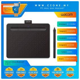 Wacom CTL-4100WL/K0-CX Intuos S Bluetooth (Small, Black) 