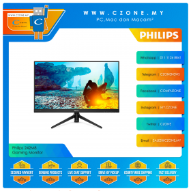 Philips 242M8 Gaming Monitor (23.8", 1920x1080, IPS, 144Hz, 1ms, D-Sub, HDMI, DP, VESA)