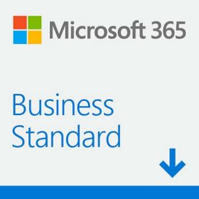 Microsoft Office 365 Business Standard 1 Person 5 Devices - For PC, Mac, iOS, and Android - 1 Year Subscription (Word, Excel, PowerPoint, SharePoint, Exchange, Microsoft Teams, Publisher for PC, Access for PC)