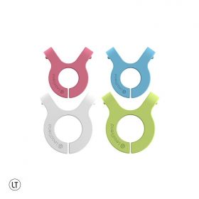 LeadTrend A-Clip Cable Organiser (Pink, Black, White, Green)