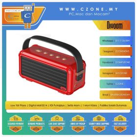 Divoom - Mocha - Portable Bluetooth Speaker - Red