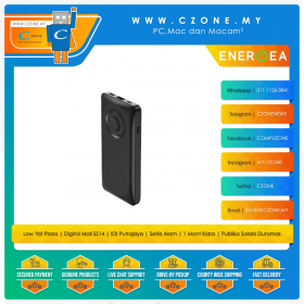 Energea - Bazic GoPower Mag - 10,000mAh - Power Bank - Black
