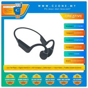 Creative Outlier Free Bone Conduction True Wireless Headphones (Black)