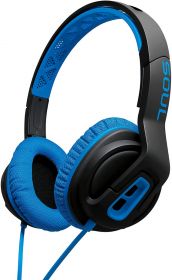 Soul Transform On-Ear Wireless Sports Headphones (Electric Blue)
