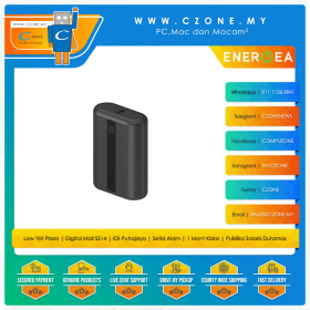 Energea - MagPac Compact Mini 3 - 10,000mAh - Power Bank - Gunmetal Black