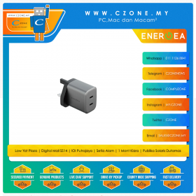 Energea - AmpCharge Gan 45W Wall Charger - 2 USB-C
