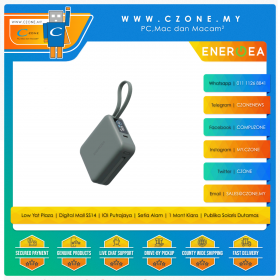Energea - MagPac Mini Plus - 10,000mAh - MagSafe, Build-In USB-C Cable - Power Bank - Sage