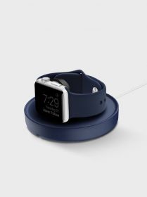 Uniq Dome Charging Dock with Cable Organiser Apple Watch (Marine Blue)