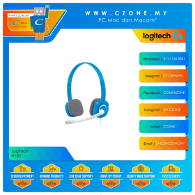 Logitech H150 Stereo Headset (Blue)