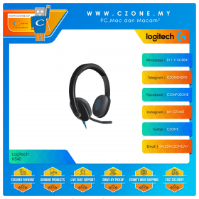 Logitech H540 On-Ear USB Wired Headset