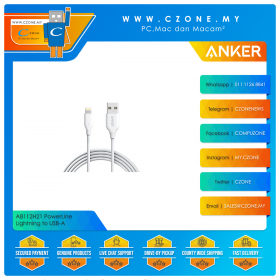 Anker - A8112H21 PowerLine USB-A to Lightning - 1.8M - White