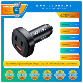 Acefast B3 66W (2xUSB-C+USB-A) Three-Port Metal Car Charger