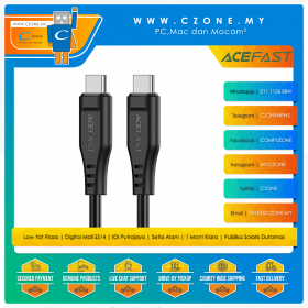 Acefast C3-03 USB-C to USB-C TPE Charging Data Cable (1.2M, Black)