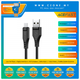 Acefast C3-09 USB-A to Micro-USB TPE Charging Data Cable (1.2M, Black)