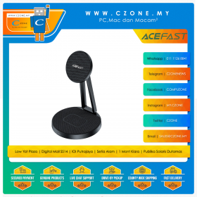 Acefast E8 Aircharge Desktop 2-In-1 Wireless Magnetic Charging Holder (Black)