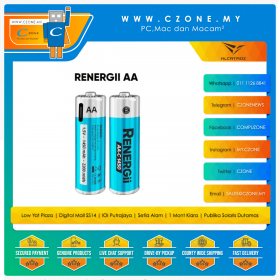 Alcatroz Renergii AA-C 1450 Rechargeable Lithium Battery (2-Pack)