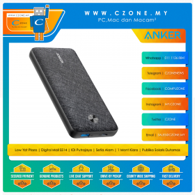 Anker A1287H12 PowerCore Metro Essential 20,000mAh Power Bank with PD 20W (Black)
