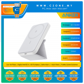 Anker A1611H21 MagGo 622 Magnetic 5000mAh Wireless Power Bank (White)