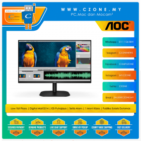AOC 24B2H2 Monitor (23.8", 1920x1080, IPS, 100Hz, 4ms, HDMIx2, VESA)