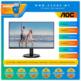 AOC 24B3HM Monitor (23.8", 1920x1080, VA, 75Hz, 4ms, D-Sub, HDMI, VESA)