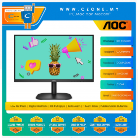 AOC 27B2HM Monitor (27", 1920x1080, VA, 75Hz, 8ms, HDMI, D-SUB, VESA)