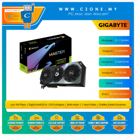 Gigabyte Geforce RTX™ 4080 16GB Aorus Master