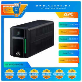 APC BX1600MI-MS UPS (1600VA, 4x Universal And 1x IEC Sockets, Battery Backup, USB Management)