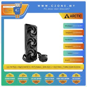 Arctic Liquid Freezer III Pro 360 AIO CPU Cooler (3x 120mm, Black)