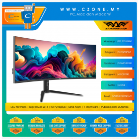 Armaggeddon 34" 180Hz 1Ms Curve Ultra Wide Built In Speaker Gaming Monitor