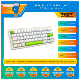 Armaggeddon GMK-100 RGB Tri-Mode Hot-Swappable Mechanical Keyboard (Spring, Linear, RGB, BT, Wireless, Wired)