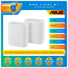 Asus ExpertWiFi EBM68 Business Mesh WiFi 6 System 2 Pack