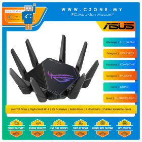 Asus ROG Rapture GT-AX11000 Pro Wireless 6 Router (Tri Band-AX11000, AiMesh, 10-Gigabit, Gaming)